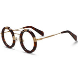 Edra Vintage Acetate Round Glasses Frame