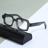 Lampos Acetate Rectangle Retro Glasses Frame