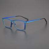 Edwy Square Titanium Glasses Frame