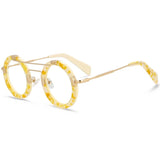 Edra Vintage Acetate Round Glasses Frame