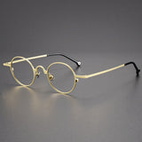 Briar Titanium Vintage Round Glasses Frame